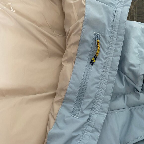 NWOT - Lole Kylee Water Repellent Puffer Jacket In Fog Blue - - Picture 8 of 15